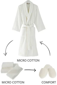 Soft Cotton Pánsky a dámsky župan MICRO COTTON
