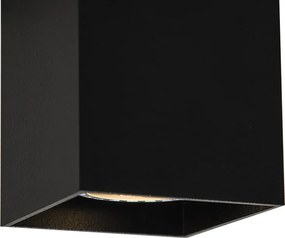 Inteligentný reflektor čierny vrátane WiFi GU10 - Qubo