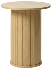 Dizajnový odkladací stolík Vasiliy 50 cm prírodný dub