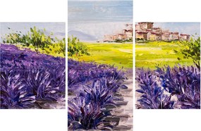 Obraz - Provance, Francúzsko, olejomaľba (90x60 cm)