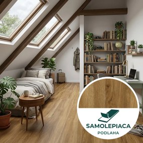 Egibi, Vinylová podlaha samolepiaca Canadian Design Hamilton Peel & Stick, 914,4 x 152,4 mm