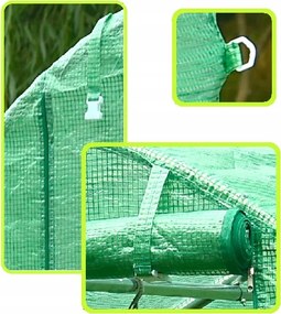 Záhradný fóliovník 2,5x5m ZELENÝ + darček