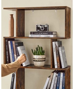 Drevená knižnica VASAGLE LBC61BX