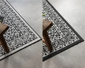 Obojstranný koberec Elle Decoration GEMINI Meekly čierny