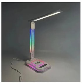 LED RGB Stmievateľná nabíjacia dotyková stolná lampa LED/7,5W/5V 2700-5300K biela
