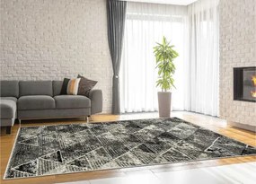 Koberce Breno Kusový koberec PHOENIX 3009 - 0255, sivá, viacfarebná,80 x 150 cm