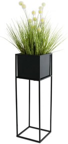 Kvetinový stojan Willa 70 cm čierny