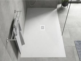Mexen Hugo, obdĺžniková sprchová vanička SMC 160 x 100 cm, biela, biela krytka, 42101016-W