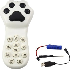 LEAN Toys Interaktívny robot mačka na diaľkové ovládanie RC Diaľkové ovládanie sivé