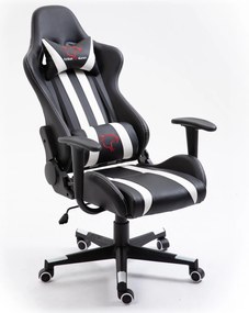 Herné kreslo F4G FG33 čierne/biele