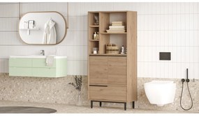 Kúpeľňová skrinka Otto 9 (orech). Akcia -20%. Vlastná spoľahlivá doprava až k Vám domov. 1102420