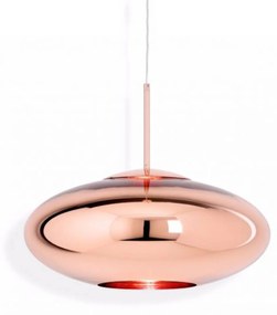 Tom Dixon Copper Wide závesné svietidlo medená