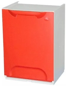 ARTPLAST Úložný box / kôš výklopný Eco-Logico červený 34x29x47 cm