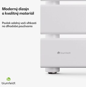 Blumfeldt Fairmont radiátor, 60 x 180 cm, nástenný, moderný dizajn, teplovodný