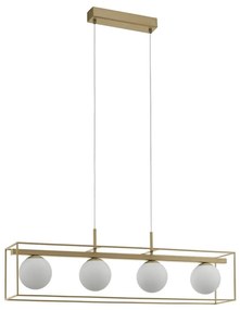 Eglo 97793 - Luster na lanku VALLASPRA 4xE14/40W/230V