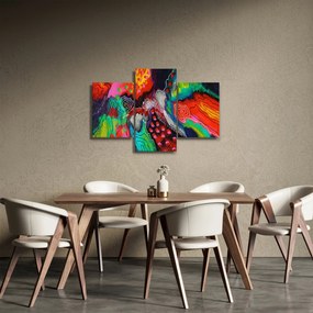 Obraz abstraktné - farby (90x60 cm)