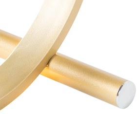 Dizajnová stolná lampa mosadz vrátane LED 3-stupňovo stmievateľná - Navara