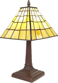 Stolná lampa Tiffany Marisol - Ø 20*34 cm E14/max 1*25W