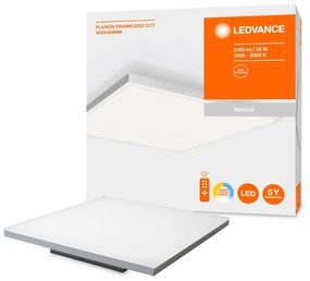 LEDVANCE LED stropné prisadené osvetlenie PLANON FRAMELESS, 35W, teplá biela-denná biela, RGB, 40x40cm, hrana