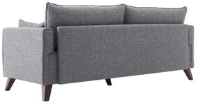 Sivá pohovka 208 cm Bella – Balcab Home