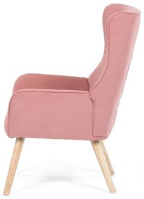 Kreslo s ušami PINK2, ružová