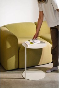 Oceľový okrúhly odkladací stolík 41x40 cm Ande – noo.ma