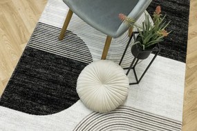 Koberec Kashmir KR235S sivý / čierny