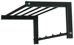 Čierny kovový nástenný vešiak 78,5 cm Bergum – Spinder Design