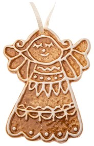 Keramická vianočná ozdoba 10 cm Gingerbread Angel – Dakls