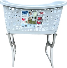 BAMA Kôš na bielizeň STAND UP, farba sivá