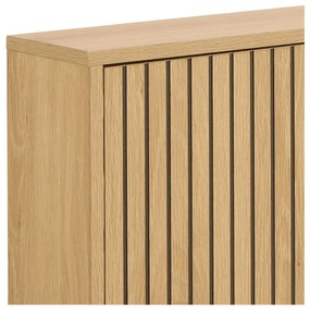 Výklopná skrinka na topánky v dekore duba v prírodnej farbe 72x43x17 cm Albany – Actona
