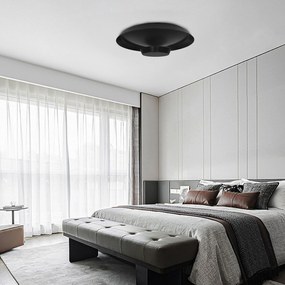 Toolight Toolight, LED stropné svietidlo 40cm, 14W, APP1461, čierna, OSW-04189