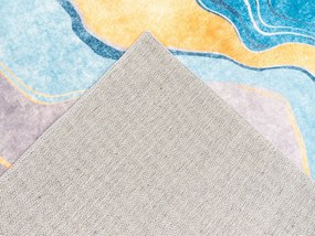 TZ Modrý mramorový koberec OVON II Rozmer: 200x300 cm