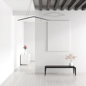 Závesné LED svietidlo Nix, 1x LED 25w, 3000k, b