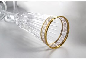 BOHEMIA PRESTIGE DORATO POHÁR NA ŠAMPANSKÉ 210ML SADA 6 KS