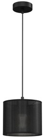 Luster na lanku LOFT SHADE 1xE27/60W/230V pr. 18 cm čierna