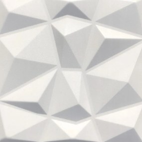 Stropné panely 3D XPS 0001, cena za kus, rozmer 50 cm x 50 cm, DIAMANT biely, IMPOL TRADE