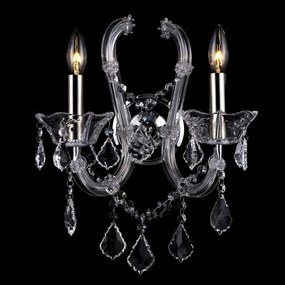 Krištáľové nástenné svietidlo 30*18*37