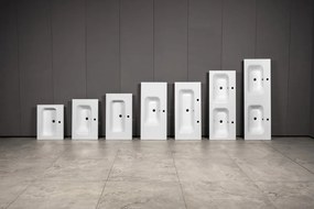 Sapho Sapho, CIRASA umývadlová skrinka 139,6x52x46cm, biela lesk, CR141-3030-21