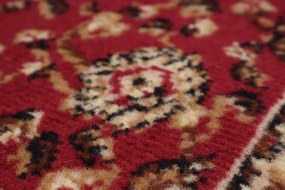 Weltom, AKCIA: 114x120 cm Behúň na mieru Samira New 12003-023 red - obšitý zo všetkých strán, červená, chodba / predsieň