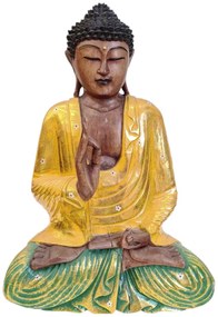 Buddha zlatý 2 50 cm