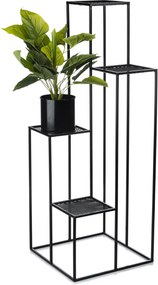 STOJAN NA KVETINÁČ KASKADA 110X40X40 CM ČIERNA