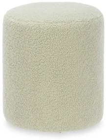Svetlozelený plyšový taburet SHEEPISH