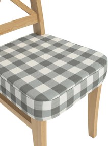 Sedák na stoličku Ingolf farba produktu sivá látka vzorované