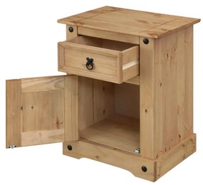 IDEA nábytok Nočný stolík CORONA 3 vosk