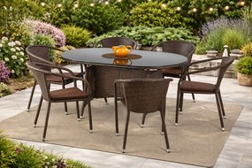 ZÁHRADNÁ STOLIČKA VERGINE HNEDÁ