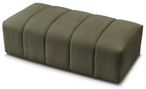 Zelená podnožka z textílie buklé Annecy – Bobochic Paris