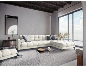 Svetlobéžová rohová pohovka Cosmopolitan Design Bali, pravý roh