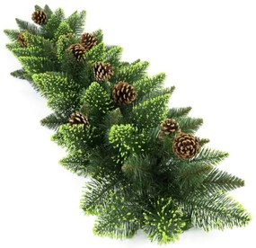 Girlanda so svetlo zelenými končekmi 100 cm