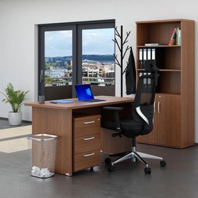 Zostava kancelárskeho nábytku Visio 2, 140 cm, orech